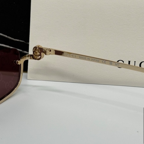 NEW GUCCI SUNGLASSES WITH GG LENSES AUTHENTIC EYEWEAR GUCCI - Picture 16 of 16